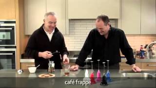 How to make a frappé coffee using an aerolatte milk frother [upl. by Rudman63]