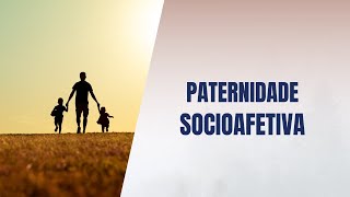 Paternidade socioafetiva [upl. by Aihsatan309]