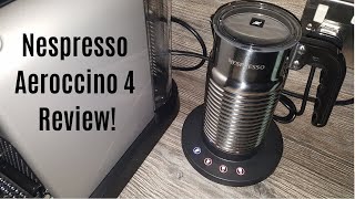 Nespresso Aeroccino 4 Milk Frother Review  Worth upgrading from the Aeroccino 3 [upl. by Pelletier]