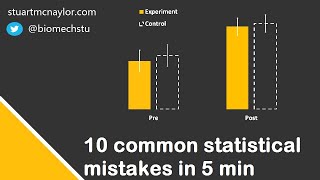 Ten Statistical Mistakes in 5 Min [upl. by Terchie560]