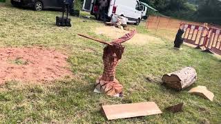 A fabulous range of wooden sculpture at Caerleon festival 2024 [upl. by June]