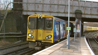 Half an Hour at 216  Birkenhead North Station 1022017  Class 507 508 terminus [upl. by Lehcyar]