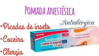 Resenha PomadaAndantol Gel [upl. by Leavy]