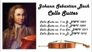 Johann Sebastian Bach  Cello suites in 432 Hz great for reading or studying [upl. by Ayotnahs]