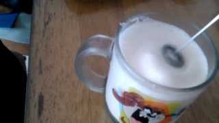 Aerolatte Review Frothing Cold Milk In Under 1 Minute [upl. by Sontich]